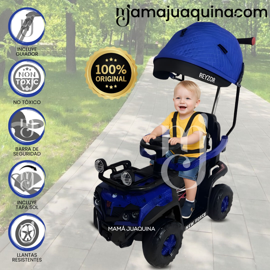 Correpasillo Guiador «REYZOR» Edición limitada para Niños Azul