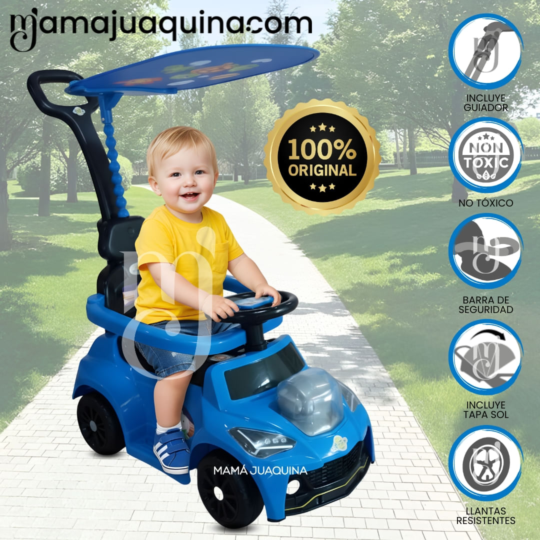 Correpasillo Guiador «ROBBIE» Azul