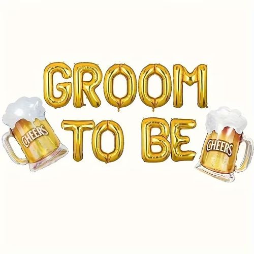 Set de globos novio despedida de soltero groom to be