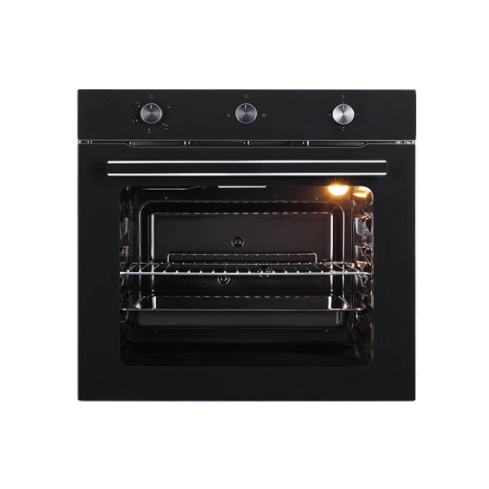 HEI-75NGP - Horno Empotrable A Gas Negro 75L Indurama - MEGA IMPORT