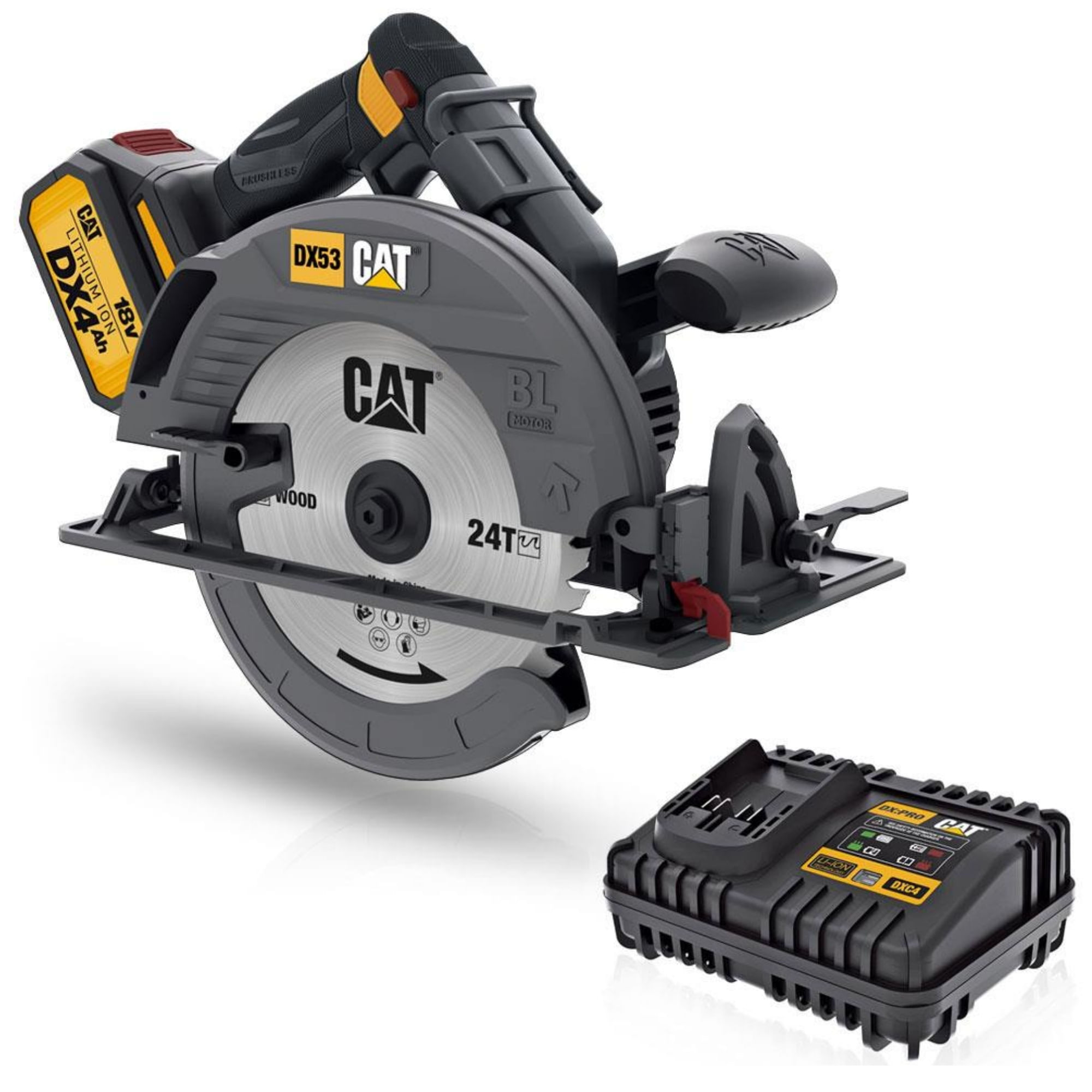 SIERRA CIRCULAR INALAMBRICO 18V. 7 1/4"" BRUSHLESS CAT