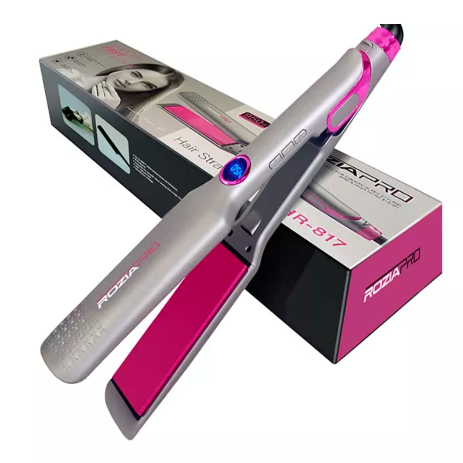 Plancha para cabello Rozia HR817 Alisadora Profesional 230 ºC Placa ceramica