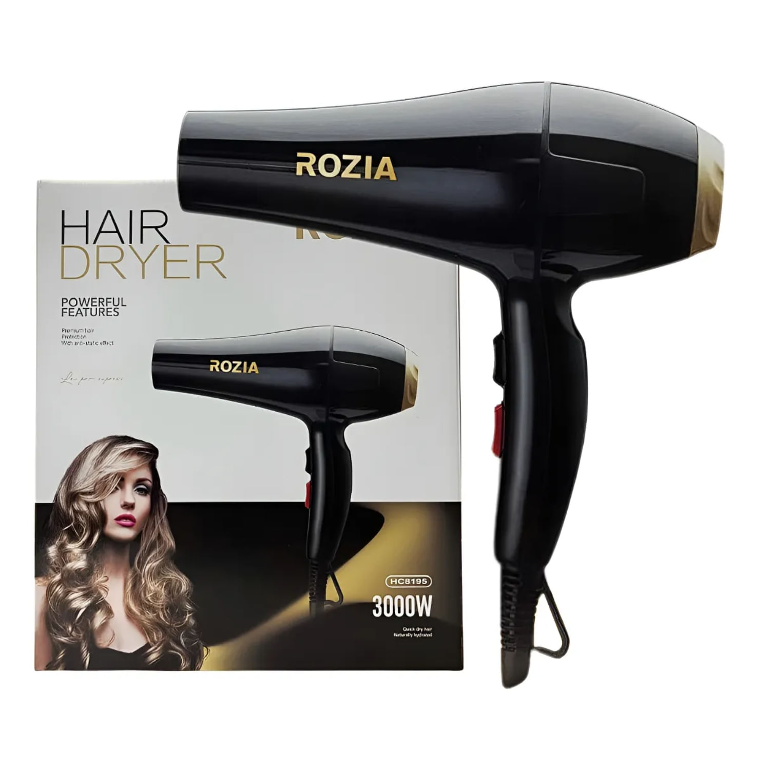 Secadora de Cabello Rozia 3000W HC8195