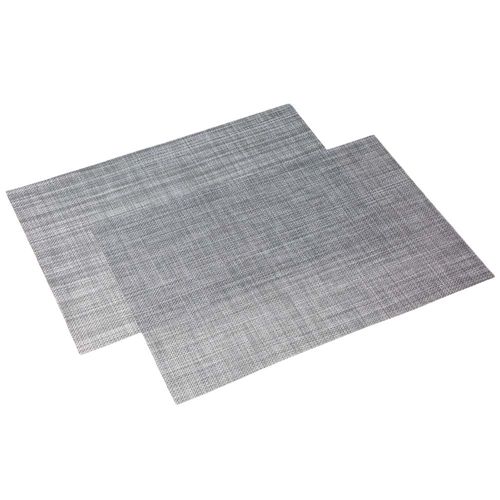 Set de Individuales VIVA HOME Pvc Gris 2un