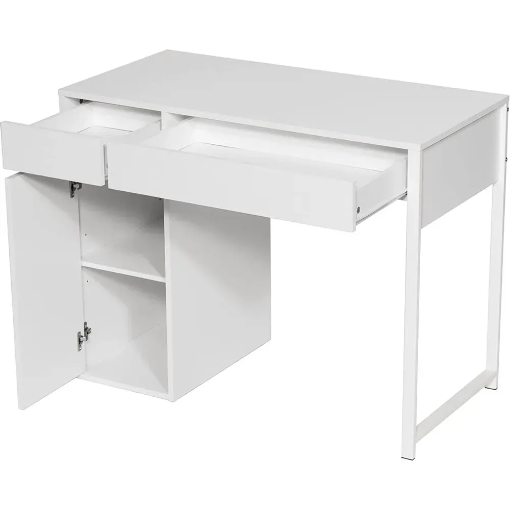 Escritorio Moderno Karina 100cm Blanco