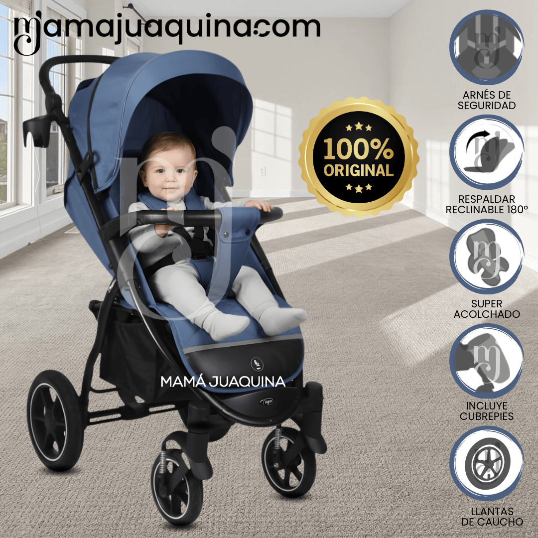 Coche de Paseo «DINAMO» Colección Especial Azul