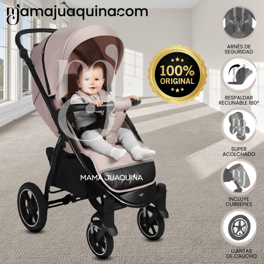 Coche de Paseo «DINAMO» Colección Especial Beige