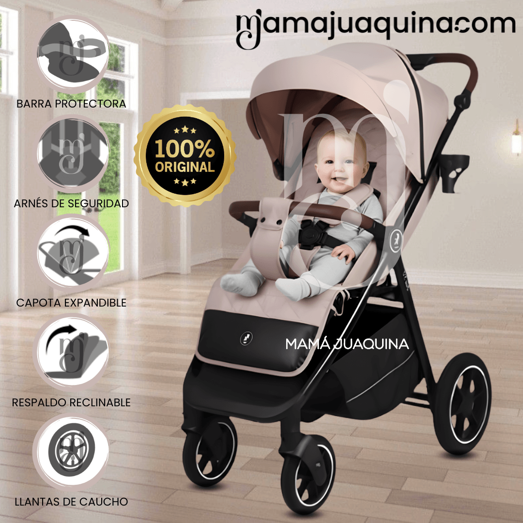 Coche de Paseo Plegable «FART» Edición Limitada Beige