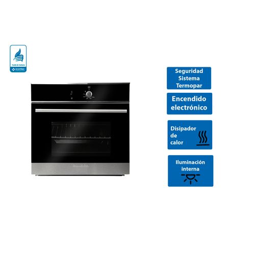 Horno Empotrable Challenger a Gas Natural 52L  Inox HG 2540