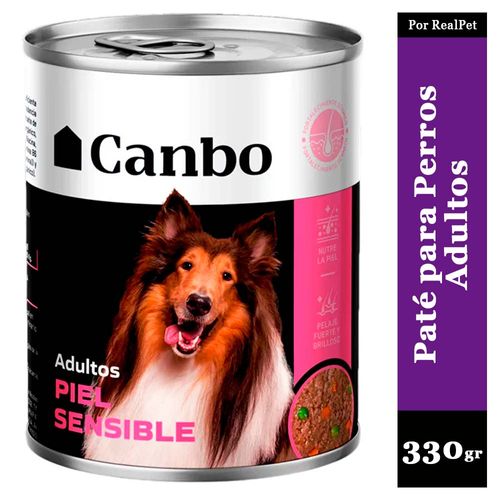Paté Perro Adulto Canbo Piel Sensible 330 gr