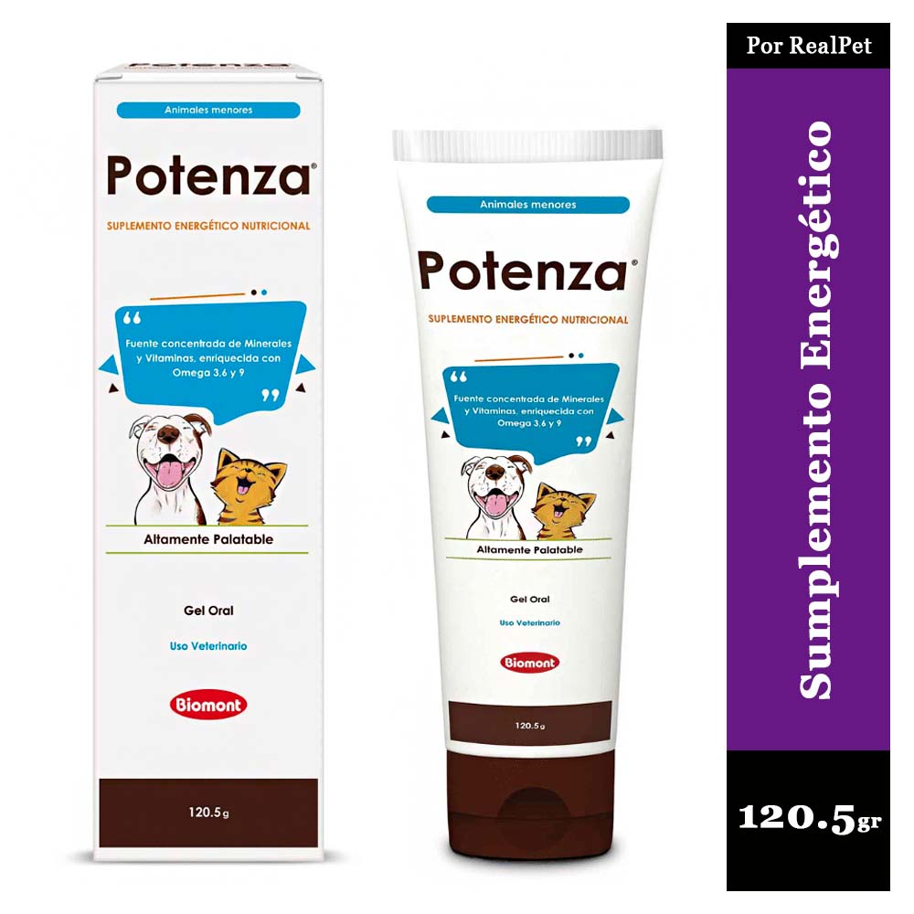 Suplemento Energético Nutricional Potenza Gel Oral 120.5 g