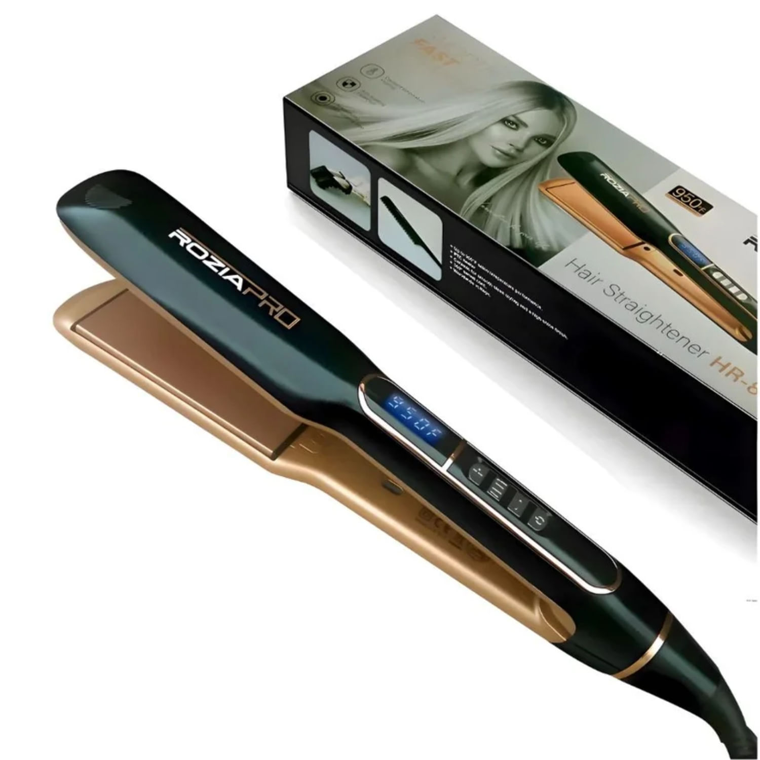 Plancha para cabello RoziaPro HR-815 Alisador profesional