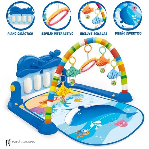 Gimnasio para Bebé «BALLENITA» Blue