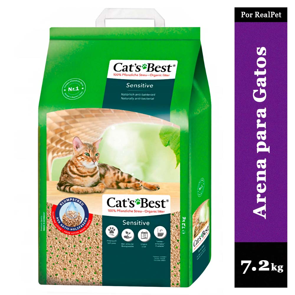 Arena para Gatos Cats Best Sensitive 7.20 kg