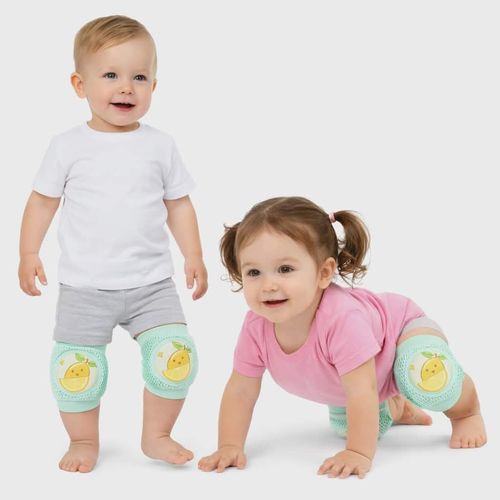 RODILLERAS BEBÉ PACK X3 VERDE ANTIGOLPE ANTIDESLIZANTE CONFORT