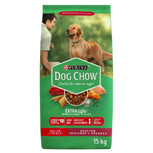 Alimento Para Perros Adultos Dog Chow Med. Y Grandes 15 Kg