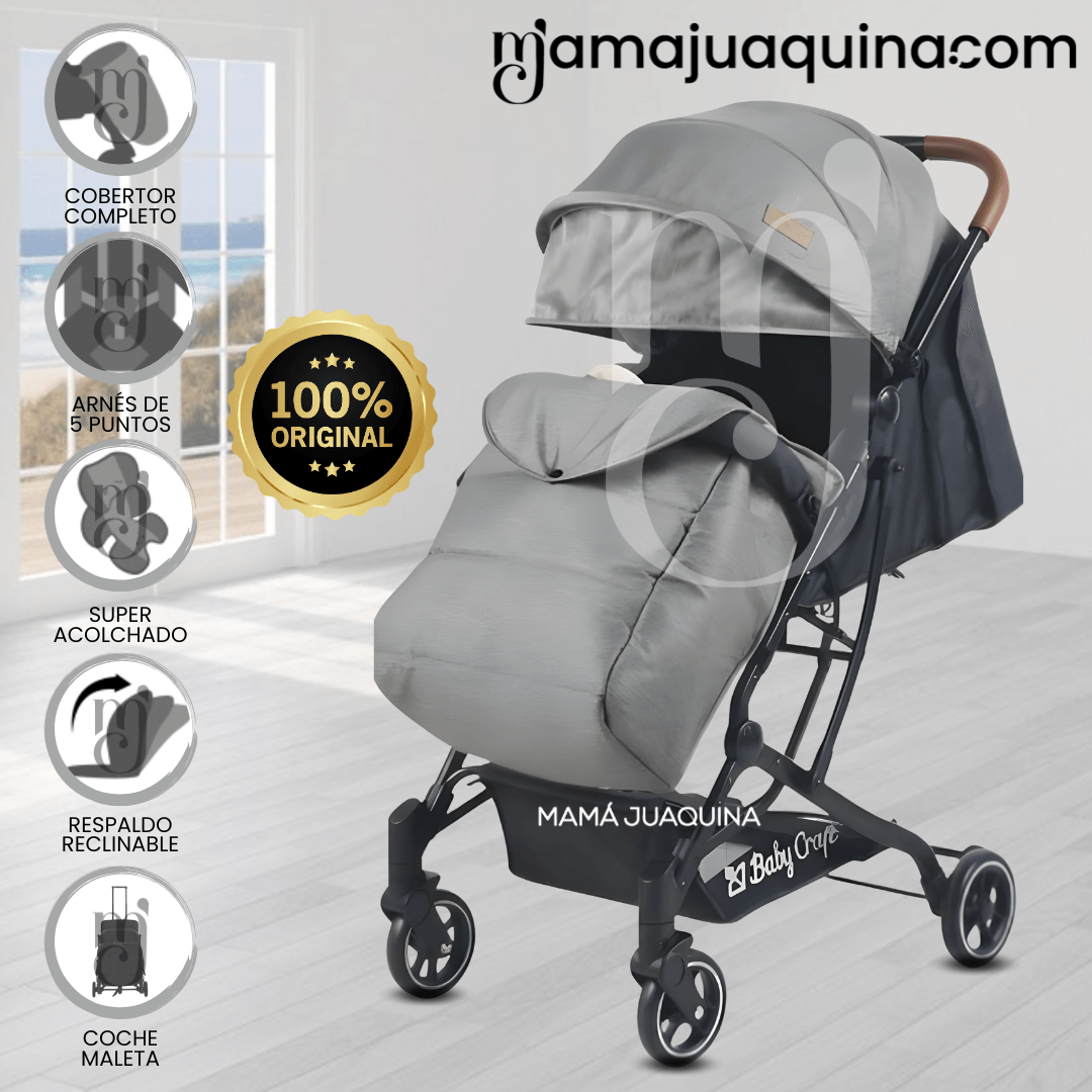 Coche Maleta de Paseo «CLICK» Edición Limitada Gris