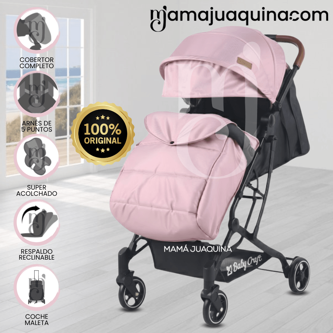Coche Maleta de Paseo «CLICK» Edición Limitada Rosa