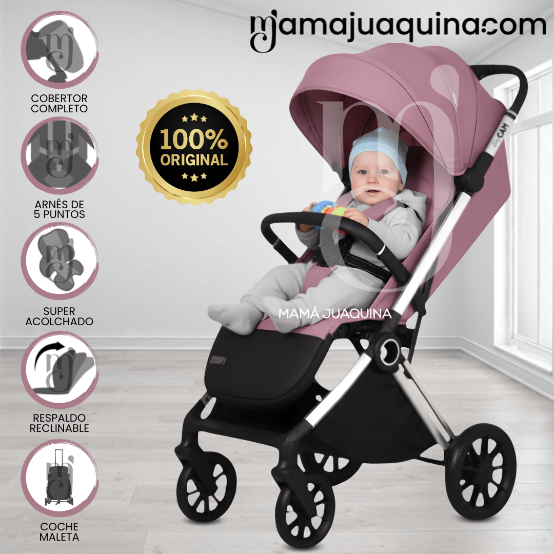 Coche Maleta Premium «KRONOS» Edición Exclusiva Rosa