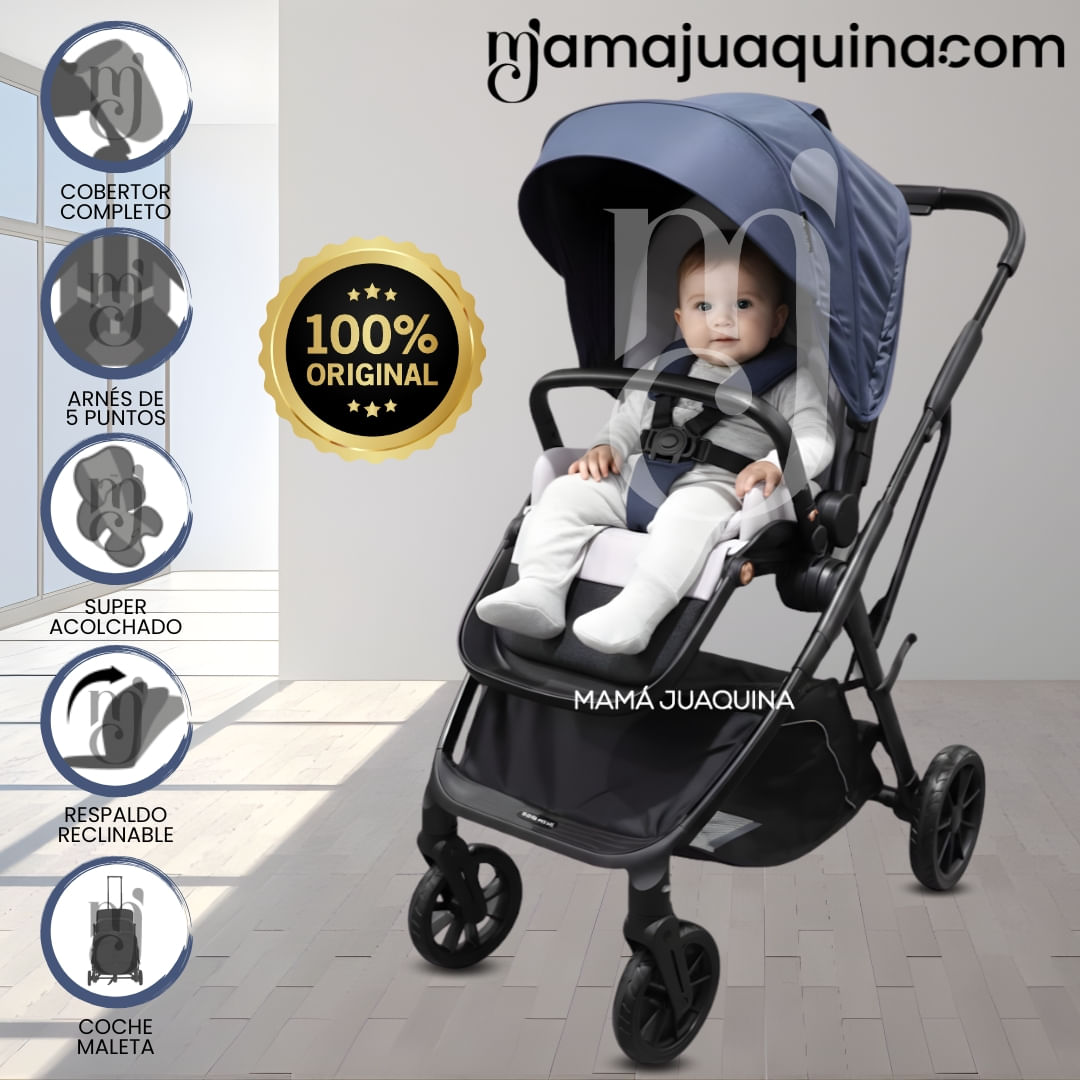 Coche Maleta de Paseo «CHICAGO » Edición Exclusiva Azul