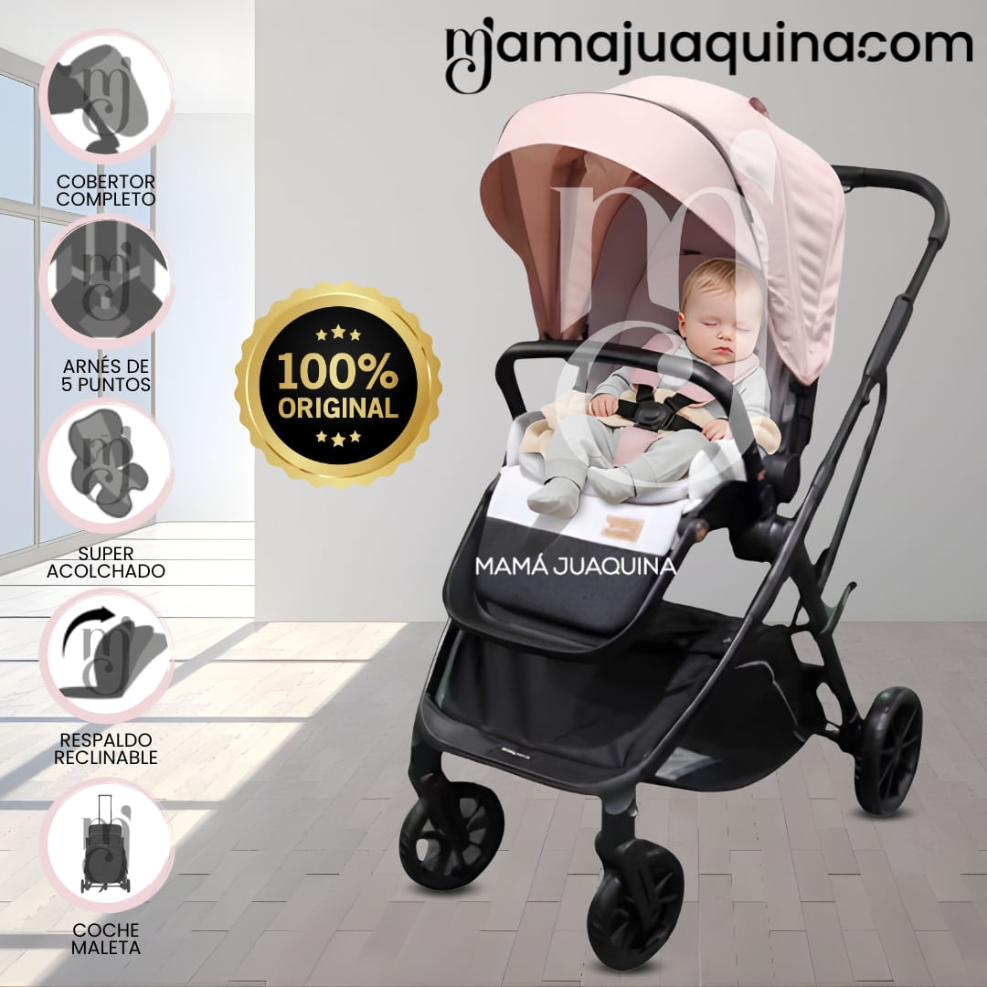 Coche Maleta de Paseo «CHICAGO » Edición Exclusiva Rosa