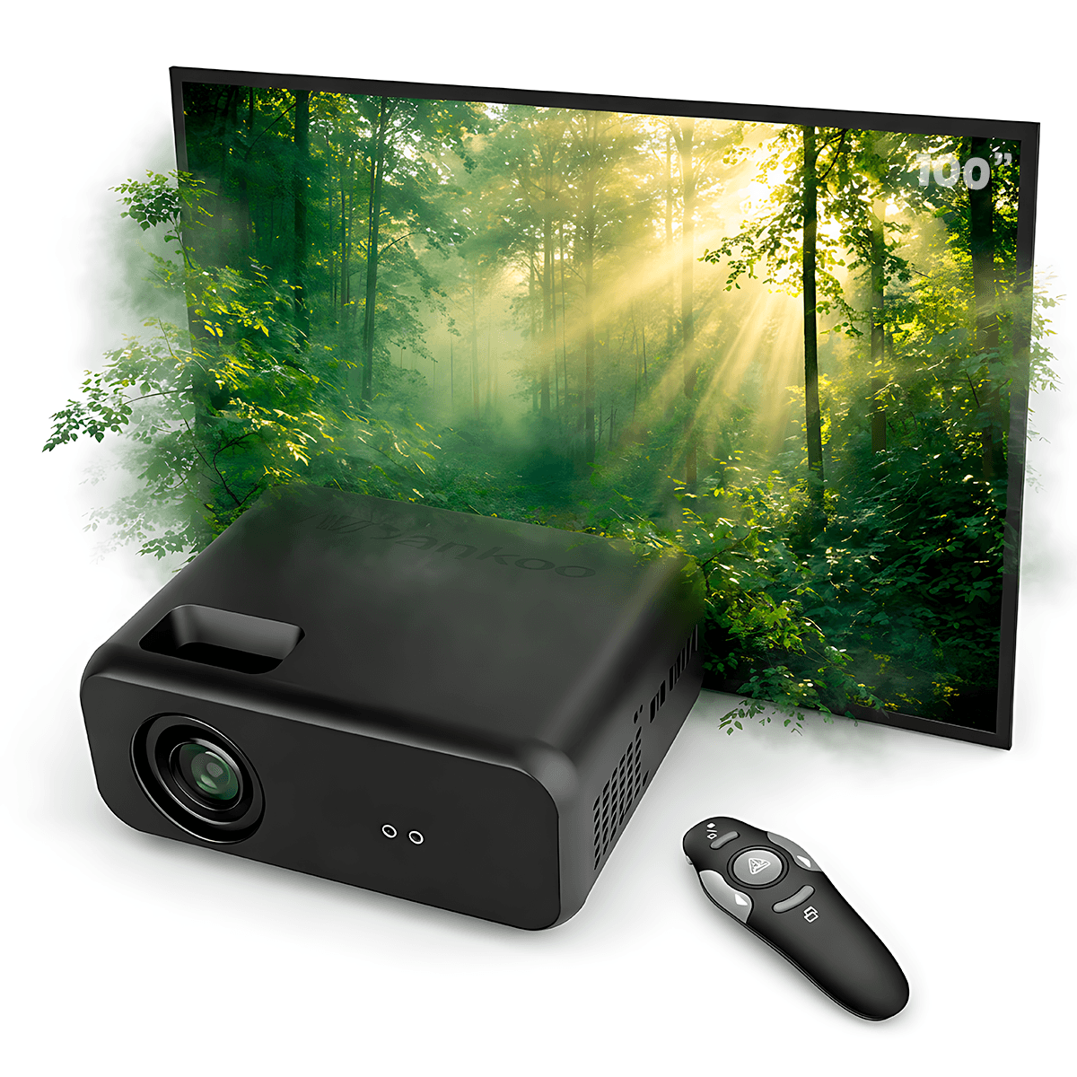 Proyector Smart Owlenz SD550 Enfoque Manual + Ecran 100 Pulgadas + Puntero Láser