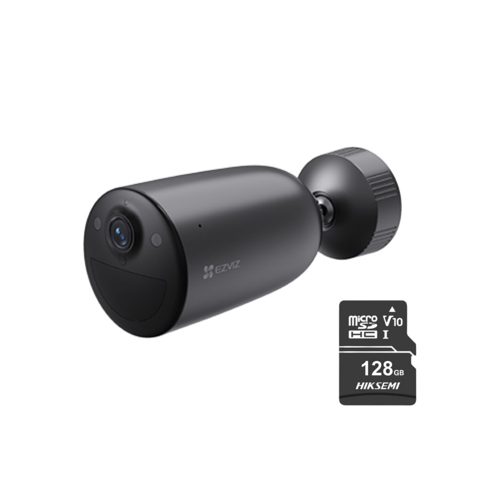Cámara Inalámbrica EB3 2K 4G Wifi para Exterior con Batería + Micro SD 128gb - Ezviz