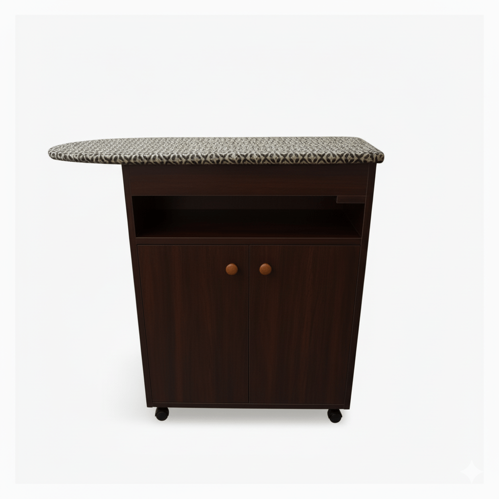 Planchador Mesa de planchar rodante con cajones o gabinetes