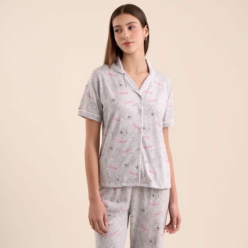 Pijama Mujer Disney Muj Draw Stitch