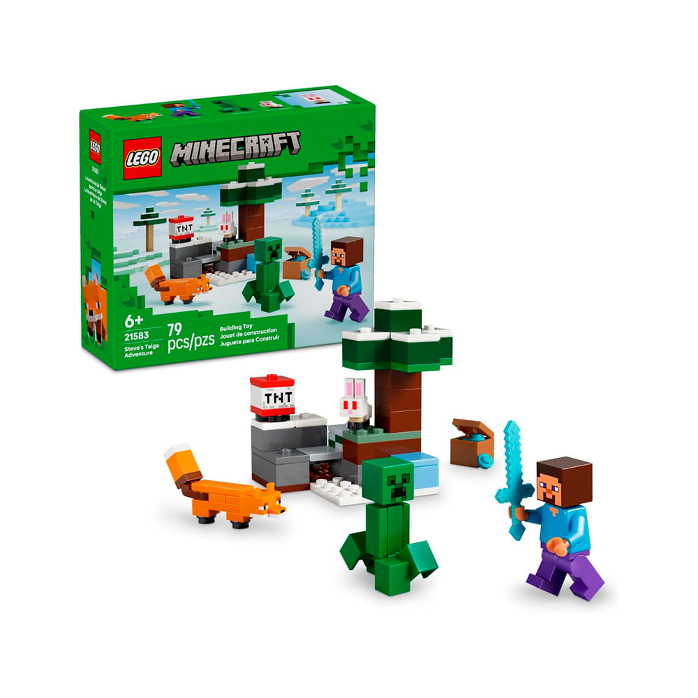 LEGO Minecraft Steves Taiga Adventure 21583