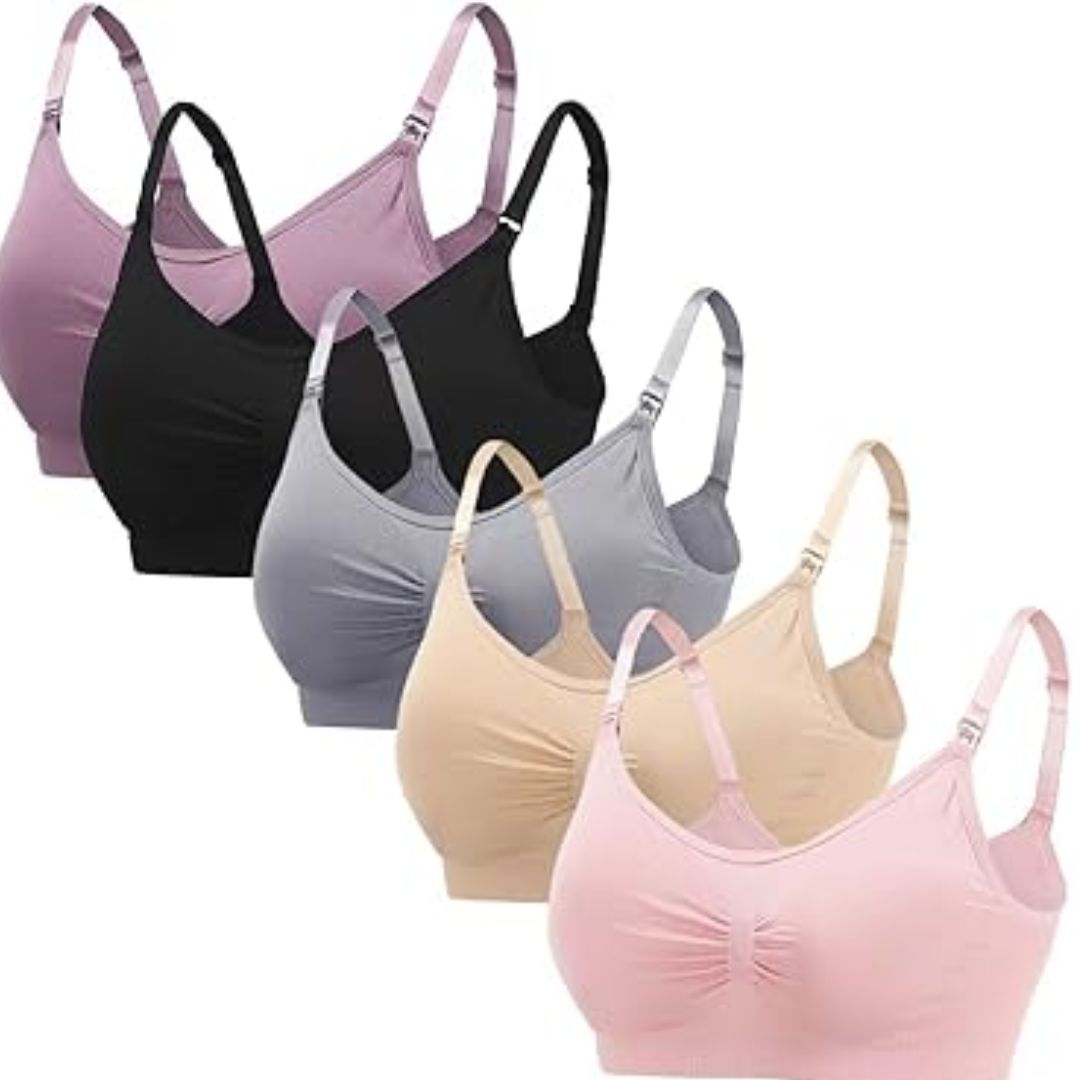 BRASIER DE MATERNIDAD Y LACTANCIA SIN COSTURAS TALLA 40