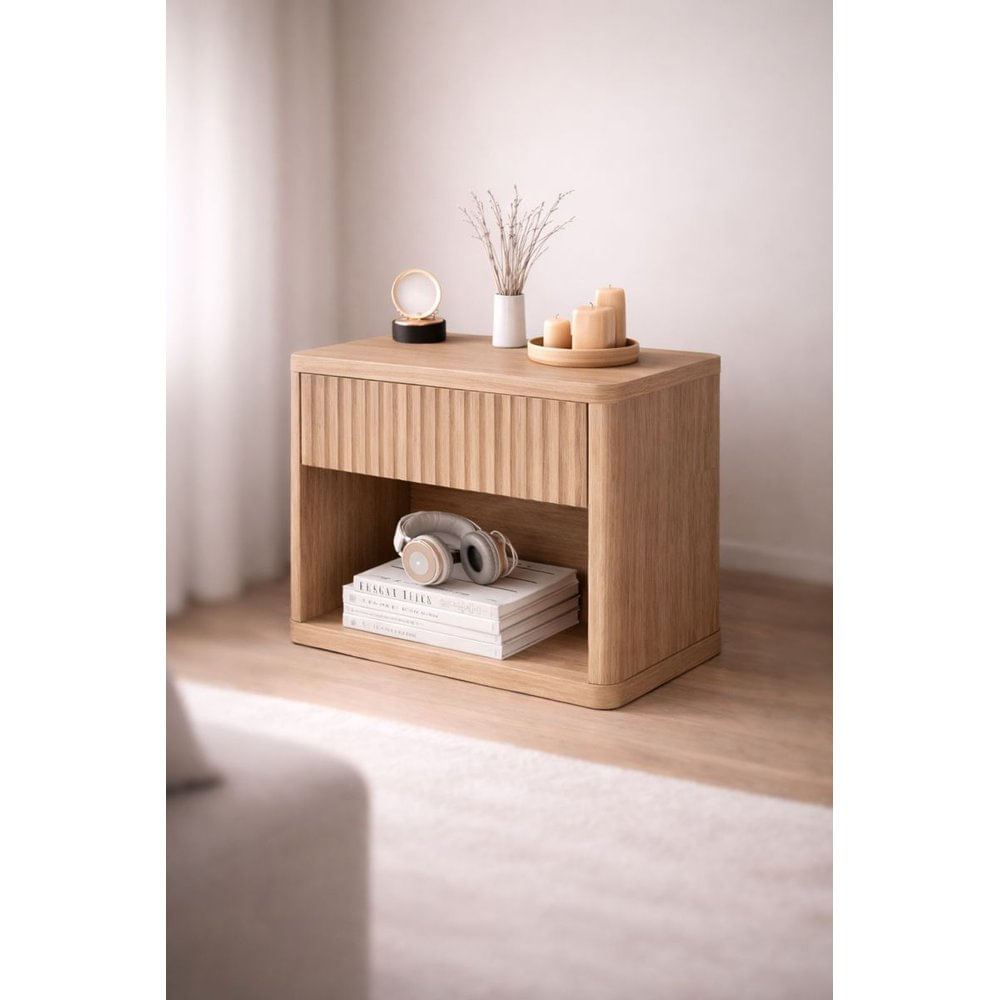 Velador Acanalado Don Color Duna TU MESITA