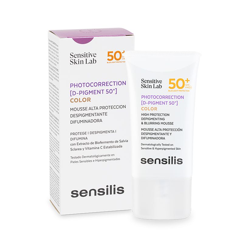 Sensilis Photocorrection D-Pigment SPF50 Color 40ml - Protector Solar Facial para piel con manchas
