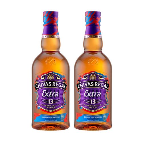 Pack Whisky CHIVAS REGAL Extra 13 Bourbon Botella 700ml x 2un