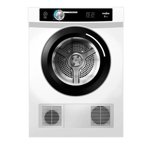 Secadora Eléctrica Carga Frontal 9kg Blanca Mabe SEM090VBBB0