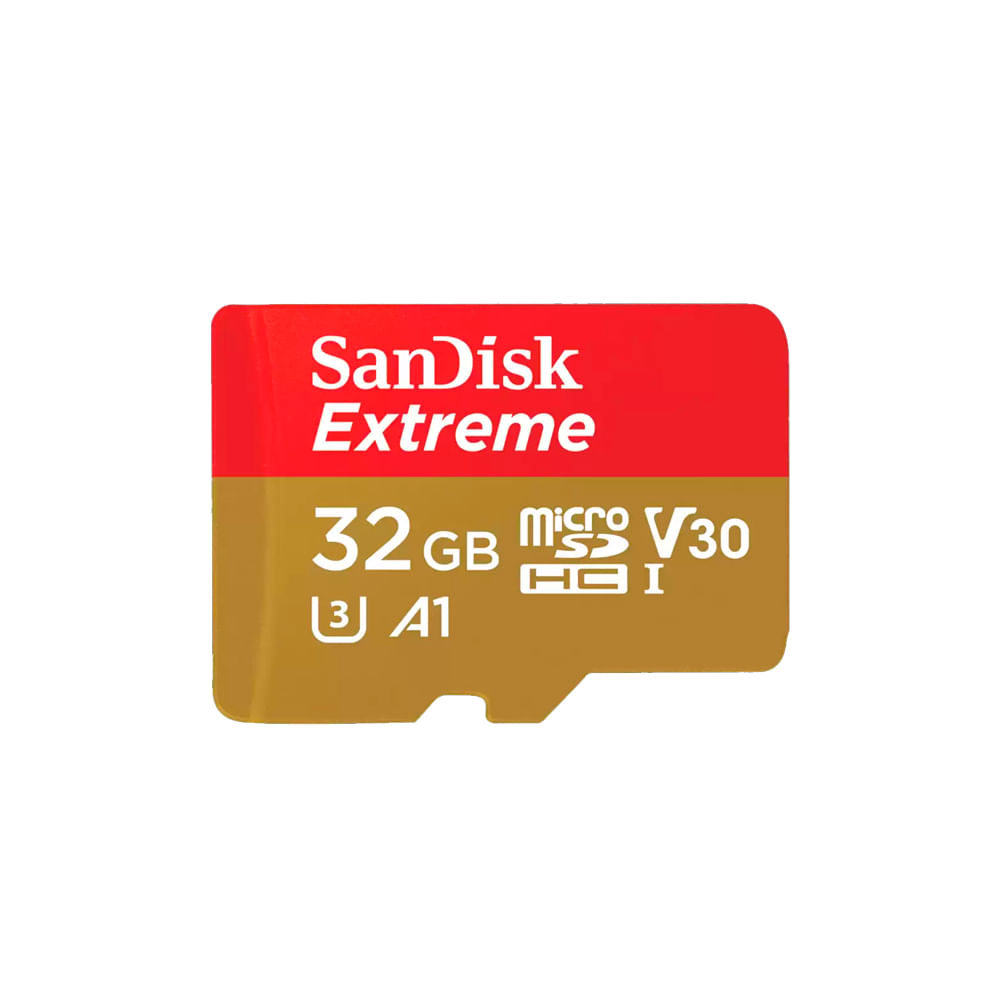 Memoria Micro SD Sandisk 32GB - R100mb - W60mb - Extreme - Fotobuy store