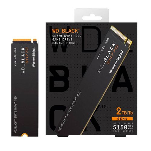 Wd Ssd Black 2tb Sn770 Nvme M.2 5150mb/s Pcie 4.0