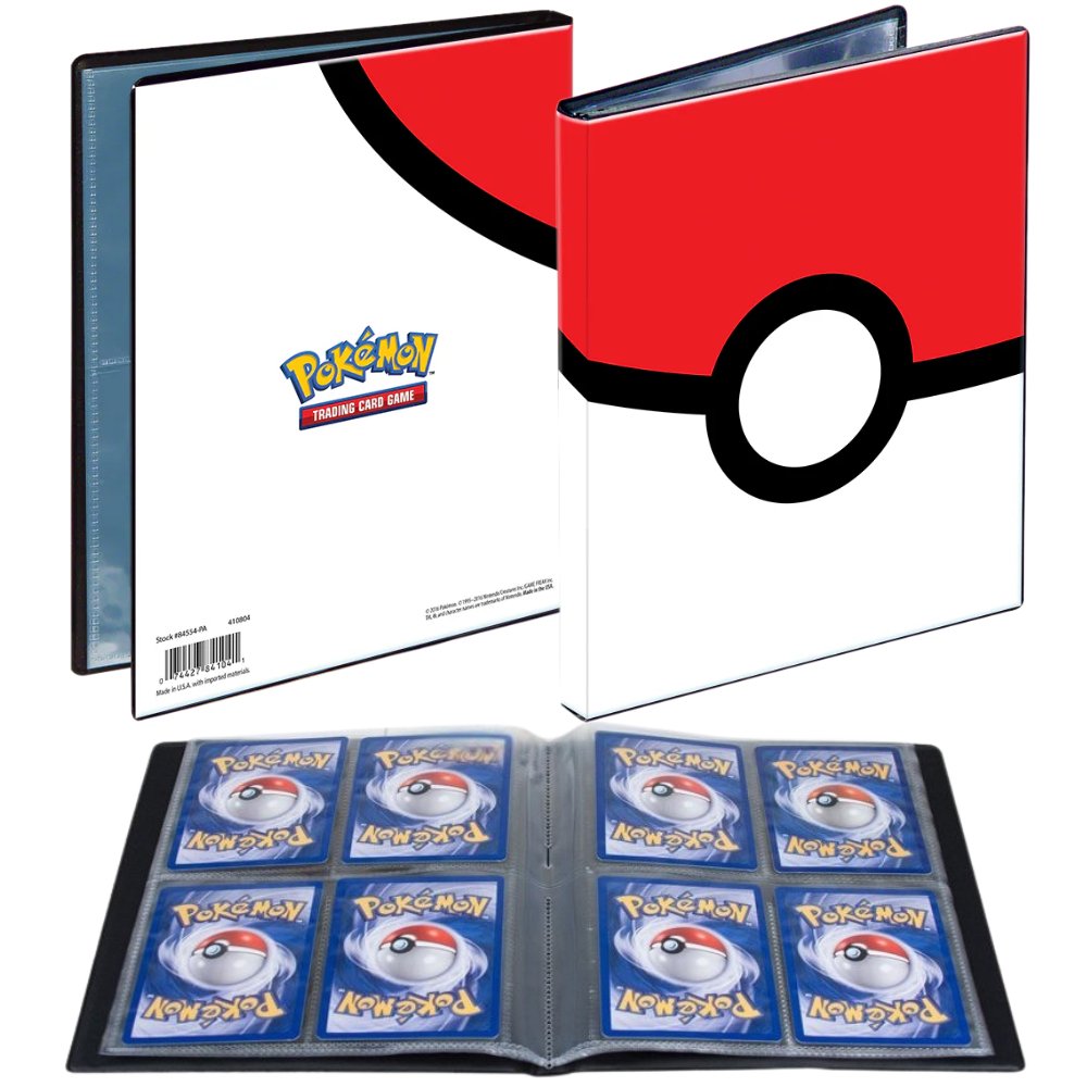 Album Cartas Pokemon TCG para 80 cards - Pokeball Portafolio Binder
