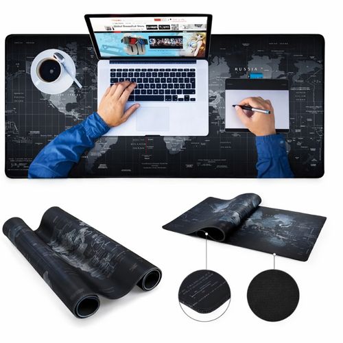 Mousepad Gamer XXL 90x40 Mapa Mundial Antideslizante