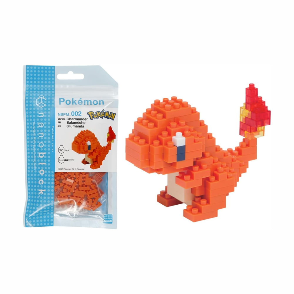 Pokemon Nanoblock Charmander 120 Piezas
