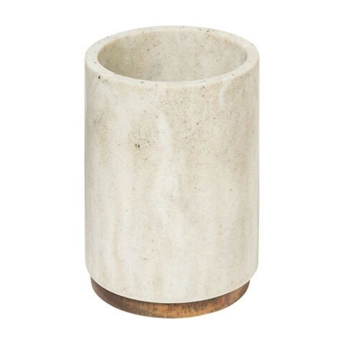 Vaso Efecto Mármol Crema