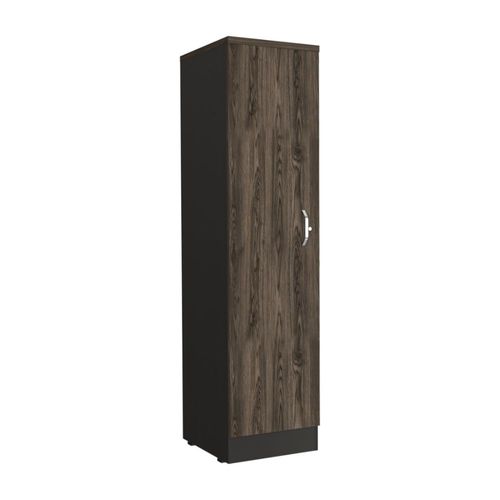 Biblioteca Home Office 1 Puerta Coñac/Negro Tuhome