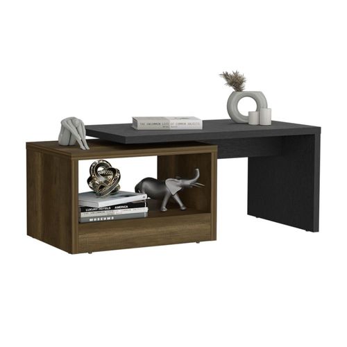 Mesa de centro Kaia Wengue/Caramelo Tuhome