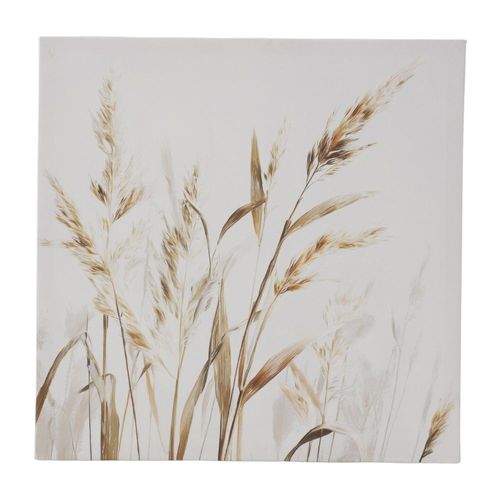 Cuadro Canvas Espigas 30x30cm Orange