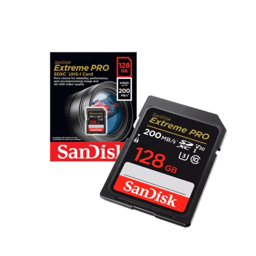 Memoria SD Sandisk Extreme Pro 128GB 200 MB/s