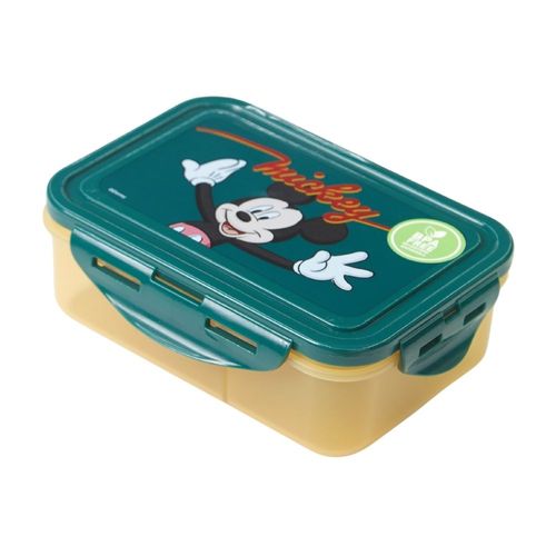 Taper hermético de 700ml con dos divisiones Mickey Disney