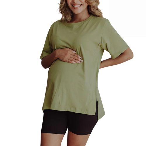 Biker Short  de algodón de Maternidad / embarazada – Comodidad y Frescura para el Verano talla S