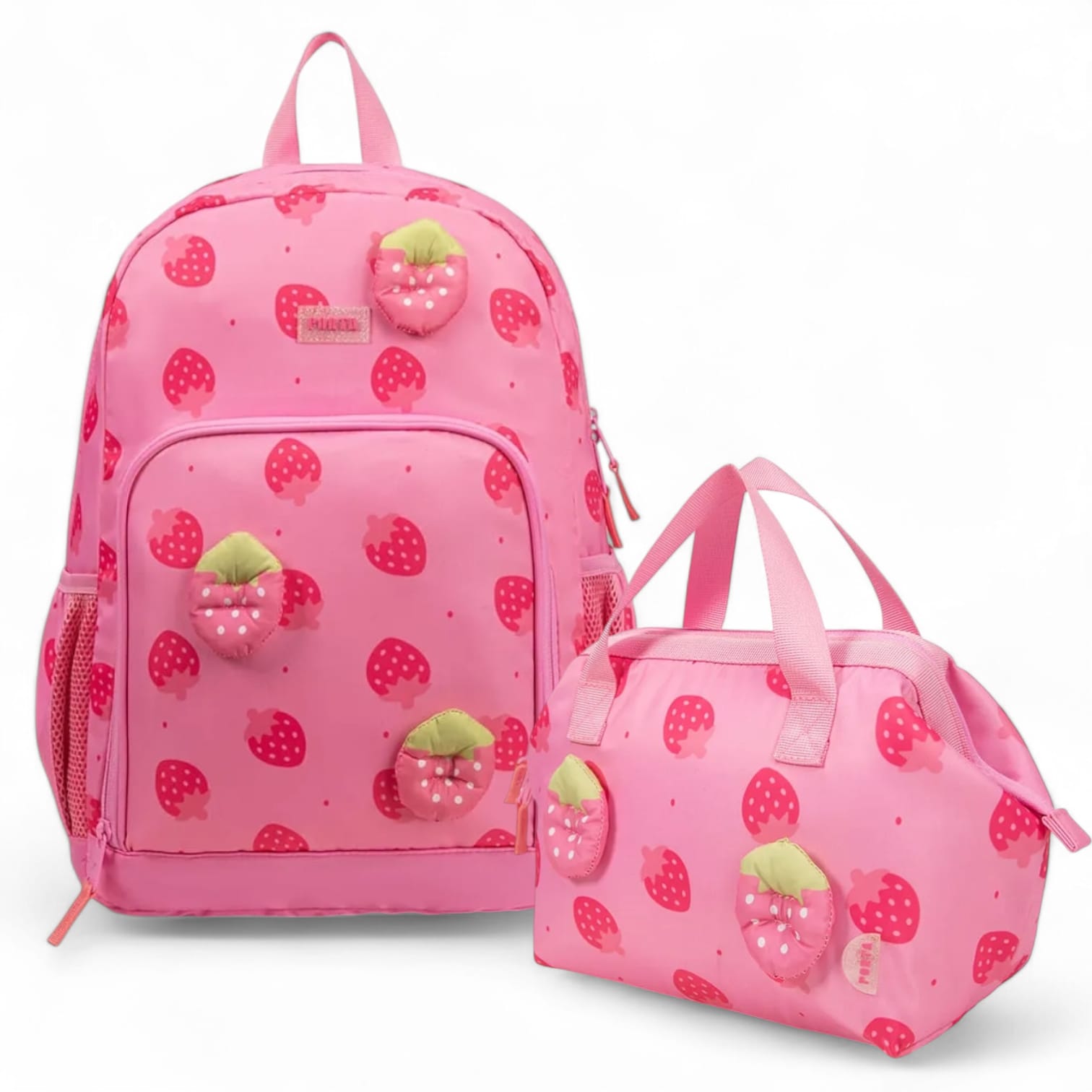 PACK PORTA MOCHILA LONCHERA DAYA PUFFI