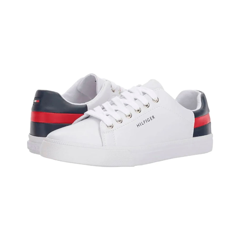 Zapatilla Tommy Hilfiger Dama Laddin White Talla 6