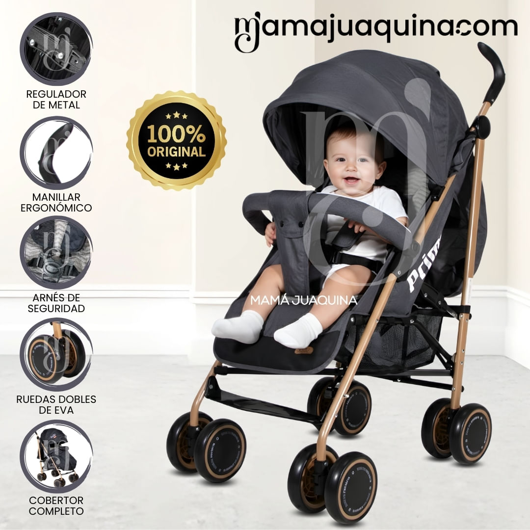 Coche Bastón Deportivo «PRIME PLUS» Edición Limitada Gray